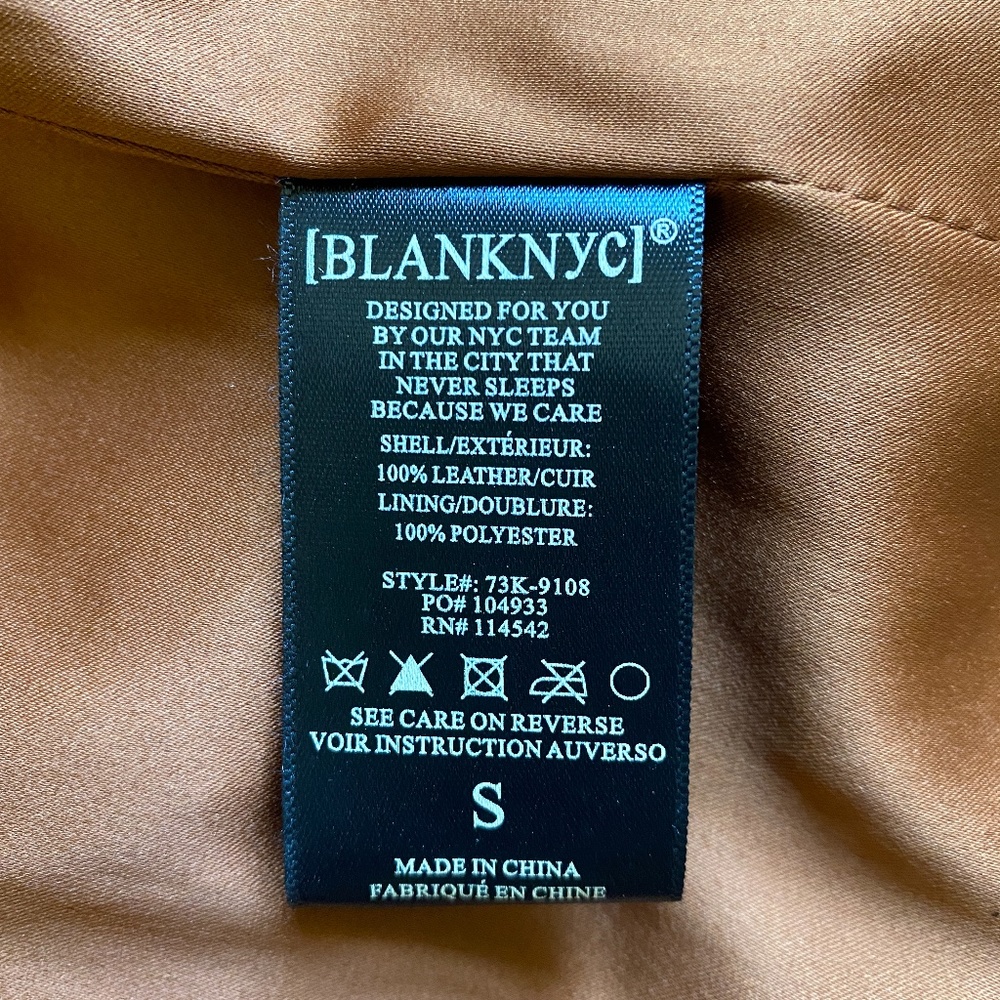 BLANK NYC Genuine leather jacket - Picture 2 of 3